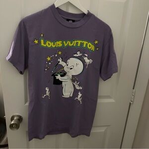 Mega Yacht Tshirt Casper the Friendly Ghost Lavender Purple